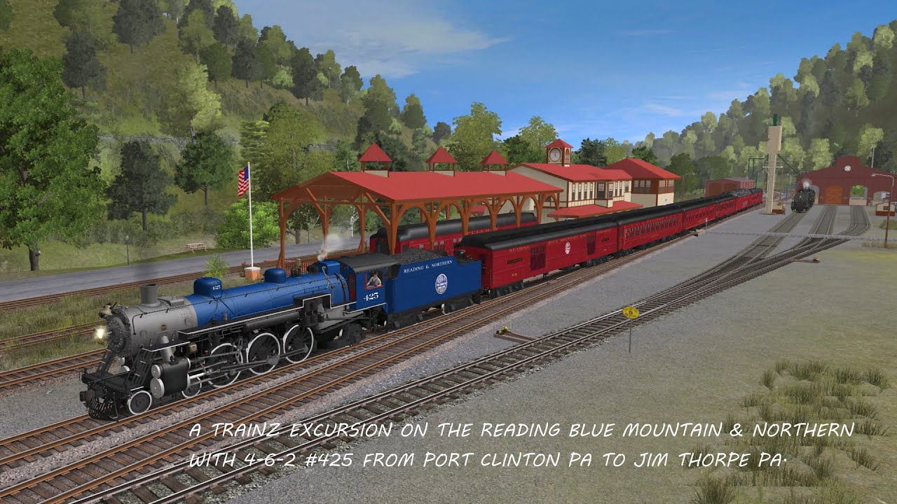 TRAINZ excursion on the Reading Blue Mountain and Northern RR. Port ...