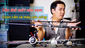 Kinh nghiệm chọn cần và máy cho người mới tập câu