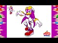 How to Draw Wave The Swallow | Sonic The Hedgehog