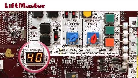 How to Troubleshoot a LiftMaster Gate Operator with Battery Issues