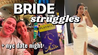 VLOG: failed engagement dress shopping, surprise nyc date night + sweet snack recipe