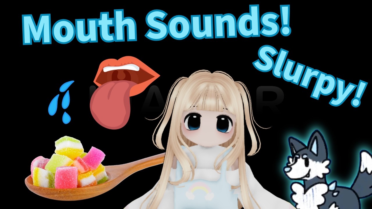 Roblox ASMR - Eating Freeze Dried Candy (Very Wet Mouth Sounds)