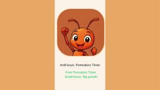 AntFocus App - Free Pomodoro Timer screenshot 1