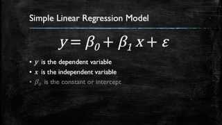 Video 1: Introduction to Simple Linear Regression
