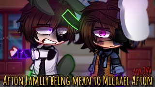 Afton Family being mean to Michael Afton for 24h.. ||FNAF|| Gacha club