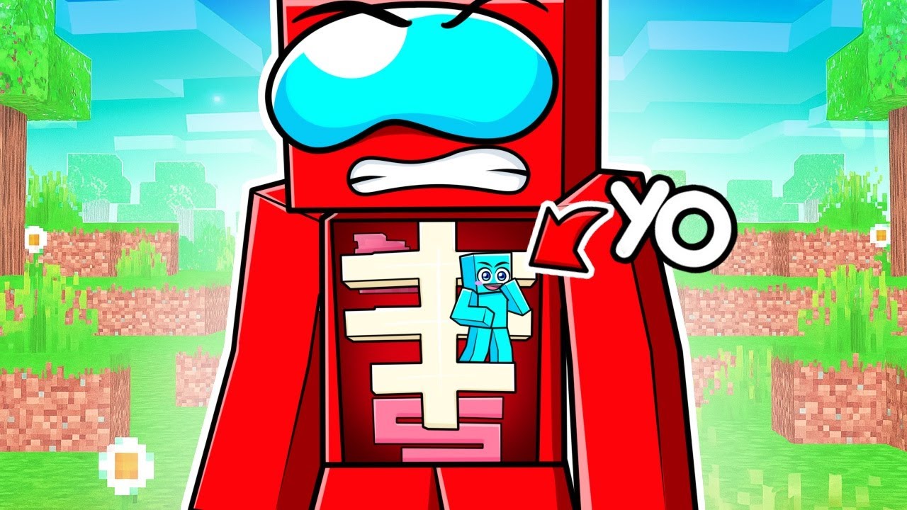 Puedo Sobrevivir DENTRO del CUERPO de DEEP en Minecraft?