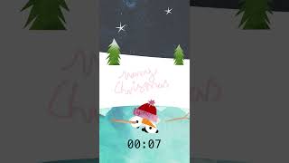30 Second #Melting #Snowman #Timer ☃️❄️ | #Calm #Christmas #Countdown with Festive Music #Funny
