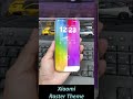 Xiaomi Lock screen Raster Theme