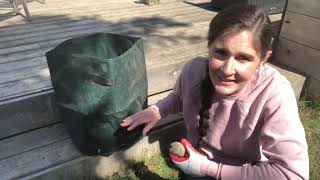 Potato grow bags 🥔 👜 An innovative approach to urban gardening