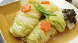 だし汁源泉かけ流し！しみしみ和風ロール白菜