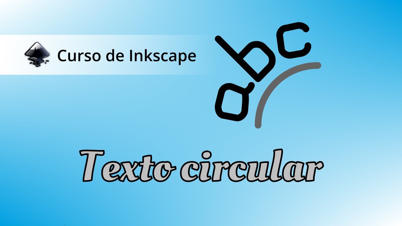 Texto en trayecto circular en Inkscape