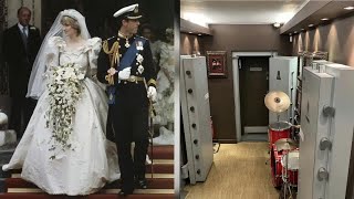 Princess Diana's wedding dress first fitted in underground vault you can visit for free