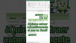 🔥 Excel Te Dice El Mes