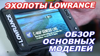 Эхолоты LOWRANCE.  СРАВНЕНИЕ основных МОДЕЛЕЙ и обзор их КОМПЛЕКТАЦИЙ.