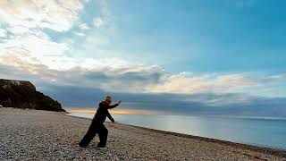 Wudang Short Form 1 on Seaton Beach, Devon @whitehorsetaichi by White Horse Tai Chi -白馬太極學會 9 views 1 year ago 3 minutes, 20 seconds