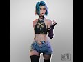 Enjoy this modern take on Jinx from Arcane created in 3D by Arnaud Jézéquel, inspired by Josival Al