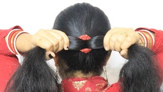 Beautiful 1Minute bun hairstyles by self for long hair | Juda hairstyles for ladies |hairstyles