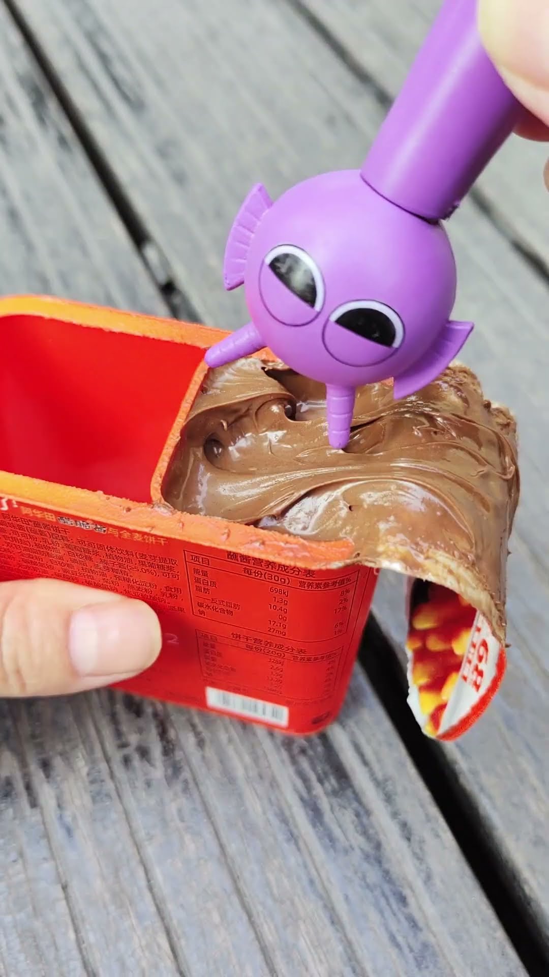 Durple dipping chocolate