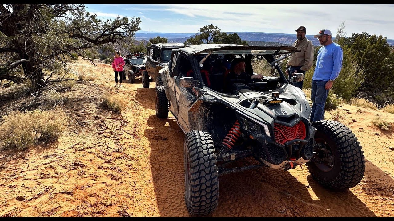 Looking for hidden Aztec gold, Montezuma's mine Southern UT. SXS Adventure, KRX4 1000, Can am X3.