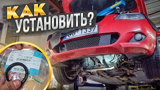 УСТАНОВКА тефлонового PTFE (переднего) сальника. BMW M57N2