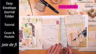 Easy Envelope Journal Folder | Tutorial | Cover And Pockets