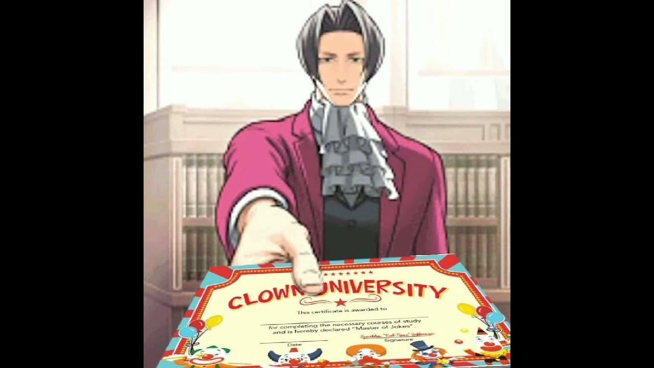 Майлз Эджворт Ace attorney в суде
