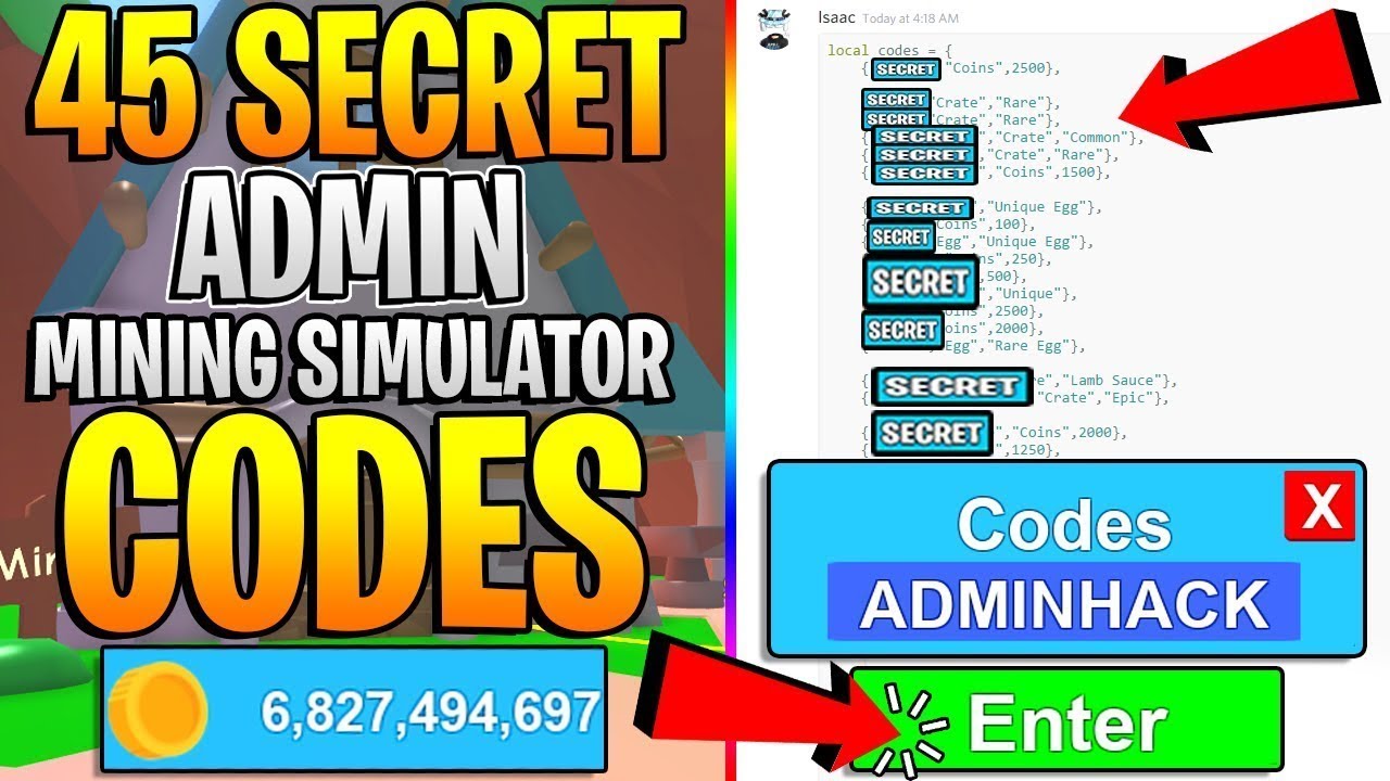 ALL Working Codes In Mining Simulator 2020 Roblox YouTube