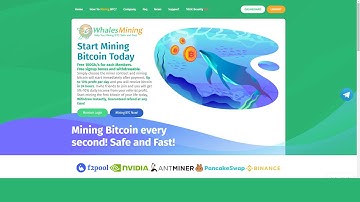 BTC | 100% Free Withdrawal | Bitcoin Cloud Mining Website | Whalesmining | Trusted Free BTC Mining