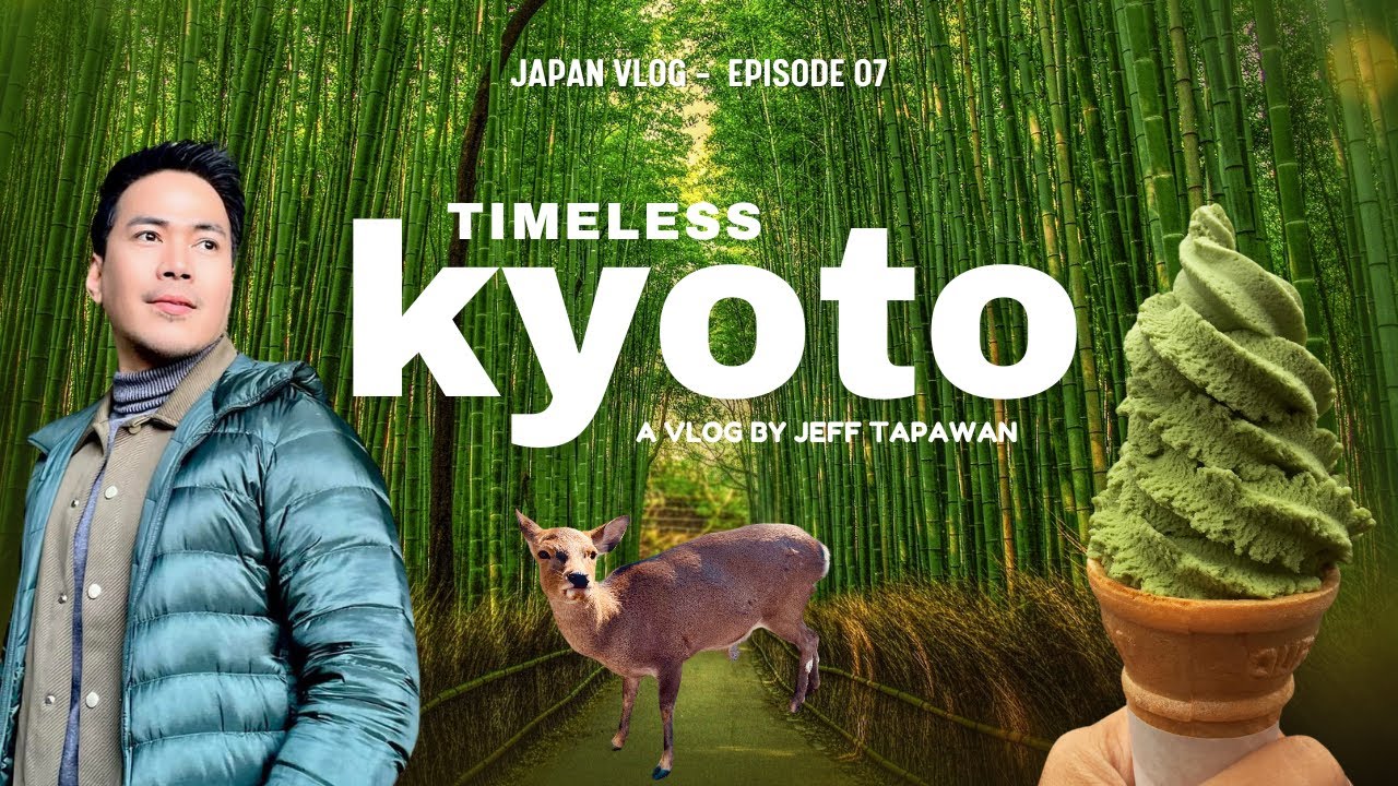 EP 7: Kyoto Adventure: Feeding Deer, Iconic Shrines, Bamboo Forests & Food Galore | JeffTapawanVlogs