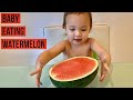 Baby Eating Watermelon | Mukbang