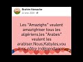 les Kabyles qui souffrent en algériens.