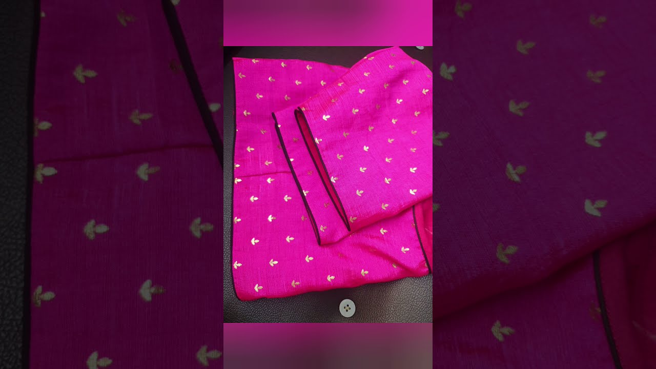 How to make simple thread piping for blouses and dresses