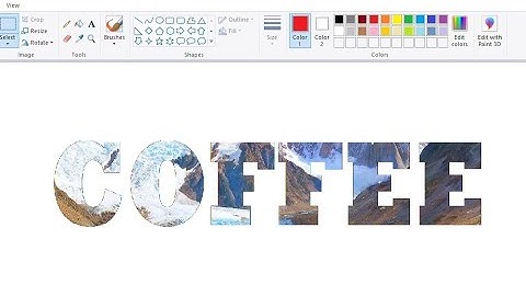 How to change Text Background using Ms Paint | Fancy Text Tutorial in Ms Paint | MS Paint Tricks.
