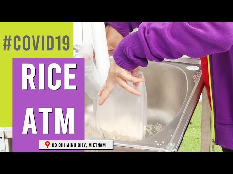 COVID-19: "Rice ATM" gives free rice to people in need | Máy ATM phát gạo miễn phí cho người nghèo