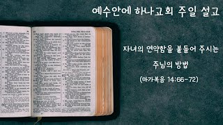 청교도 개혁주의 교회 '예수안에하나교회' 정성우 목사-자녀의 연약함을 붙들어 주시는 주님의 방법-