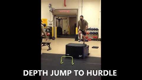 DEPTH JUMP TO HURDLE HOP