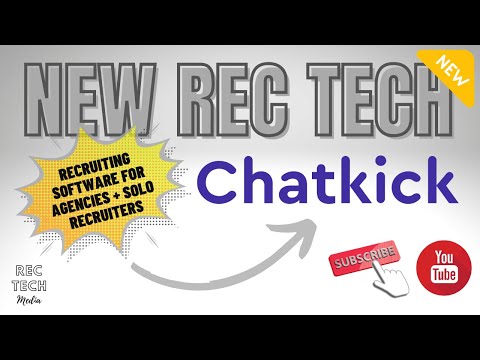 Chatkick is a new recruiting software for agencies & recruiters