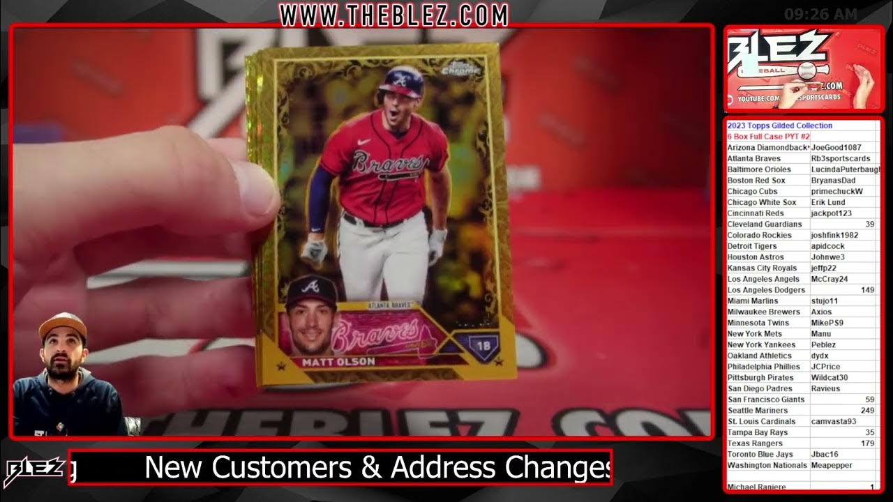 2023 Topps Gilded Collection Full Case Break 2 Pick Your Team YouTube