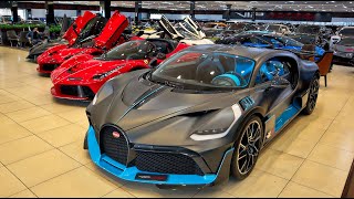 HYPERCAR PARADISE: Lamborghini VENENO, SIAN, Bugatti DIVO, CHIRON, LaFerrari at VIP MOTORS DUBAI