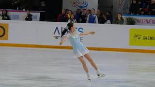 Rika Kihira triple axel 3A slow-motion #1