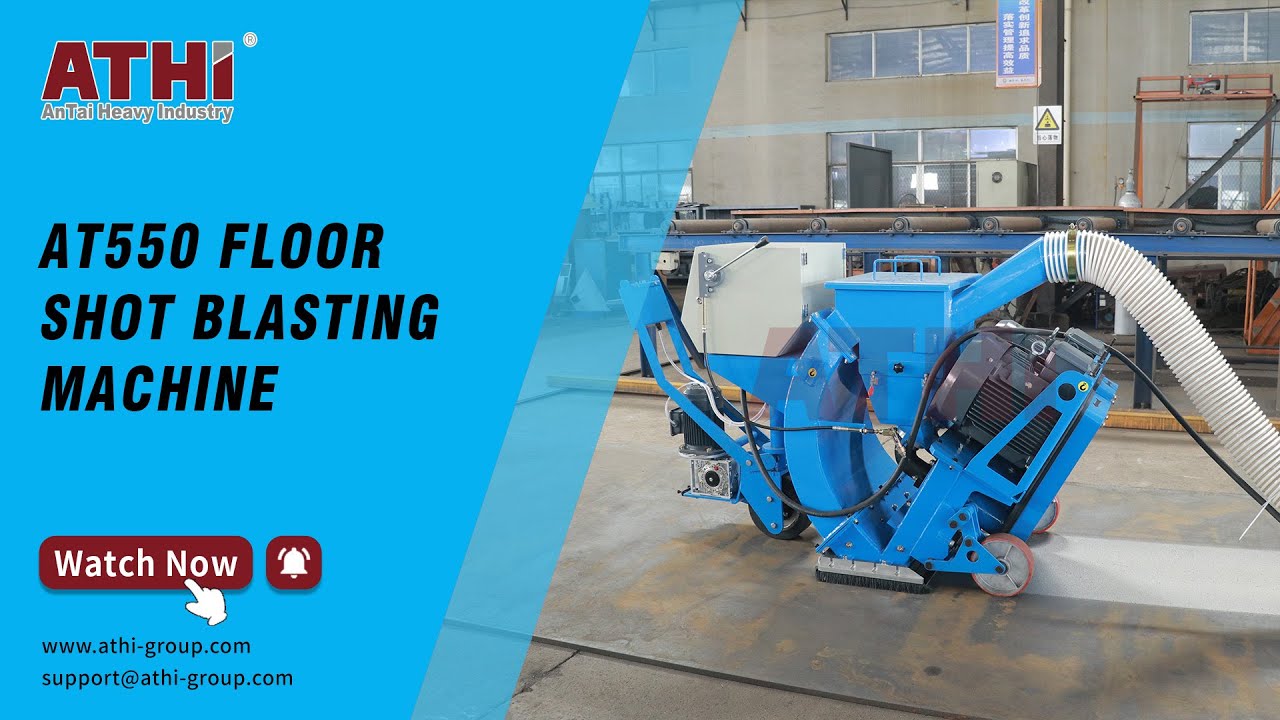 AT550 Concrete Floor Shot Blasting Machine