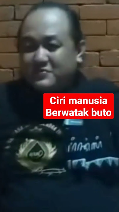 Tanda manusia berwatak Buto