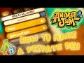 How to make a private den  animal jam