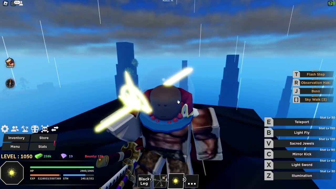 buso haki, observation haki and geppo locations | haze piece roblox