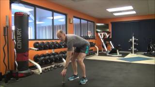 Run Healthy: Offset DB Reverse Lunge