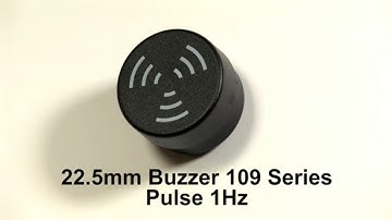 Werma 22.5mm Buzzer 109 Series with Pulse from AutomationDirect