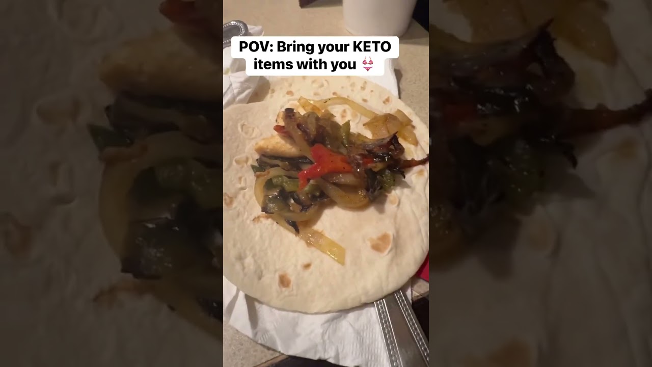 Bring your own keto items when eating out. 
