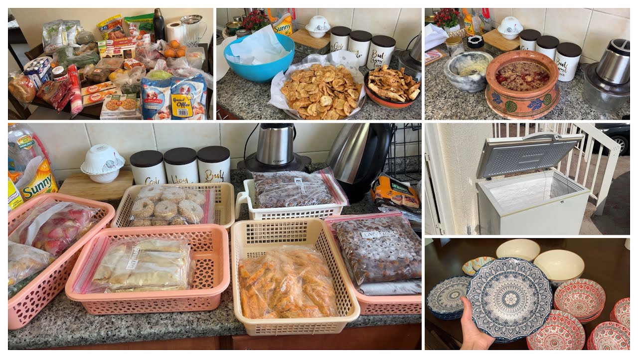Organizing my Deep Freezer for Ramadan🌙 Ramzan k liye Grocery shopping done ✅ Paapri, kanji recipe