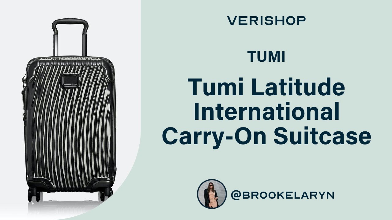 TUMI Tumi Latitude International CarryOn Suitcase Review YouTube