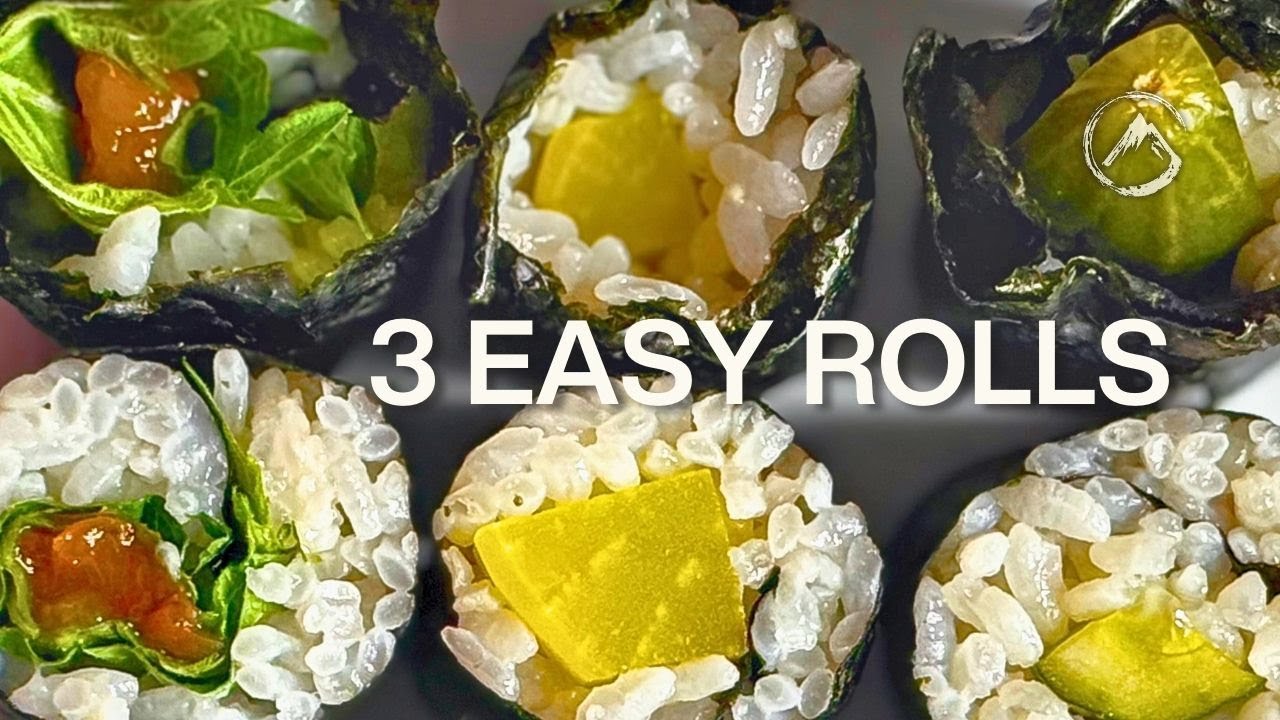 How to Make Plant-Based Sushi: 3 Easy Shojin Ryori Rolls
